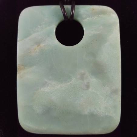 Pendant Gemstone in JADE Sky Blue BIG Necklace Charms Etnico Crystal Healing-1