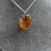 Pendant Point in CITRINE Quartz Gemstone Necklace Crystal Healing Chakra Gift Idea A+-1