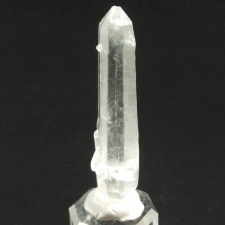 MINERALS *Double Terminated Clear QUARZ Rough Crystal Healing 22.7g-3