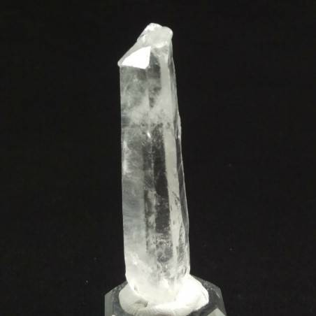MINERALS *Double Terminated Clear QUARZ Rough Crystal Healing 23.2g-3