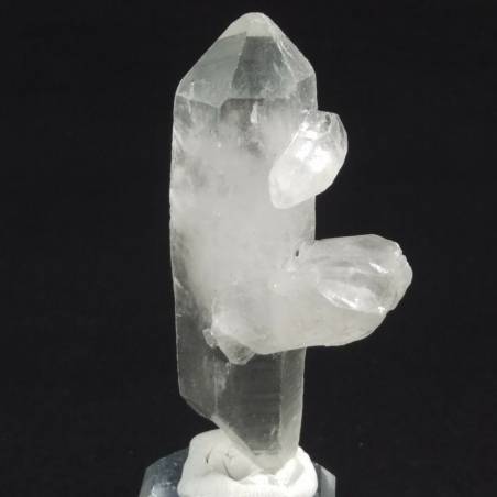 MINERALS *Double Terminated Clear QUARZ Rough Crystal Healing 43.3g-2