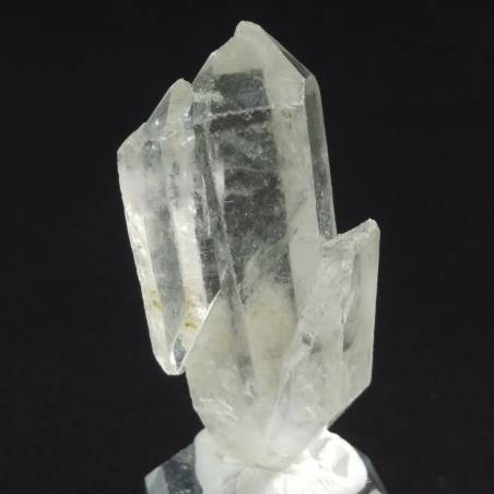 MINERALS *Double Terminated Clear QUARZ Rough Crystal Healing 42.3g-3
