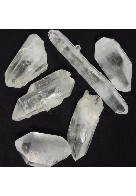 Cuarzo BLANCO Cristal de Roca BITERMINADO Cristaloterapia Minerales A+ 24-38g-1
