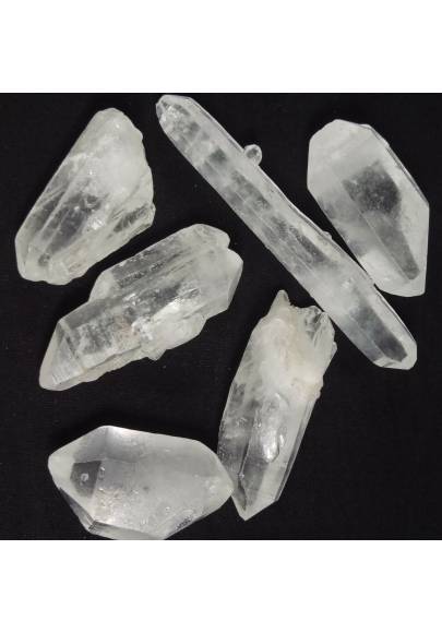 Double Terminated Clear QUARTZ Crystal Crystal Healing MINERALS A+ 27-38g-1