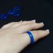 * Blue AGATE Ring * Jewel Crystal Healing Chakra-4