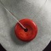 Pendant Donuts in Red Madrepore Mother of Pore MINERALS Crystals Reiki Crystal Healing A+-2