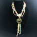 Necklace in CARNELIAN CITRINE Quartz & HYALINE & Charm yin yang Jewel-2