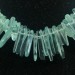 Collar en Chip de OBSIDIANA NOBILE VERDE RARO Joya Mujer Bijou Minerales-3