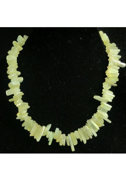 Green JADE Necklace Jewel Woman Bijou MINERALS Collier Gift Idea-1