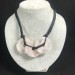 Necklace with Charm in Hyaline Quartz Jewel Bijou Gift Idea Woman Collier MINERALS-3