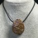 Pendant Gemstone in Orbicular Ocean JASPER Brown -Purple Gift Idea Jewel A+-1