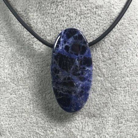 Pendant Gemstone in SODALITE MINERALS Bijou Necklace Zen Gift Idea Jewel A+-2