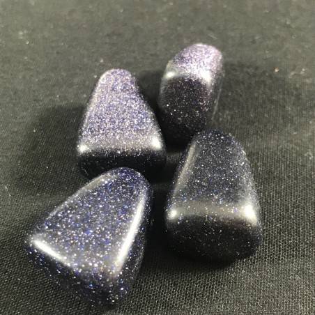 Pendant Bead in Blue SUN STONE Gift Idea Zen Minerals Charms Necklace-3