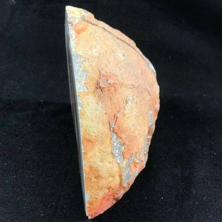 MINERALS * Polished Agate Geode Paperweight Grey / Brown Specimen Gift Idea-6