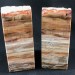 MINERALS * Rare Petrified WOOD Fossil Bookends Paperweight High Quality Specimen A+-5