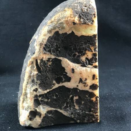 MINERALS * Polished Brown Agate Geode Paperweight Specimen A+-5