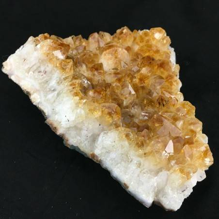 Drusa Cuarzo Citrino de Alta Calidad Mineral Cristales Punta Chakra Geoda 753g-2