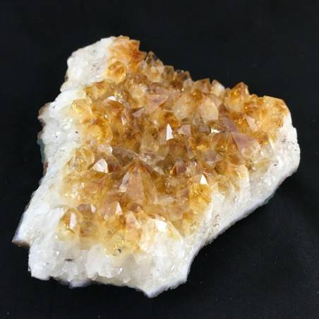 Drusa Quarzo Citrino di Alta Qualità Minerale Cristalli Punta Chakra Geode 753g-3
