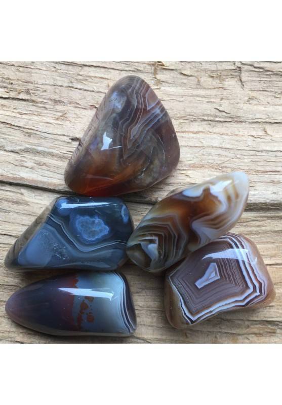 Botswana AGATE Tumbled Stone Gemstones Crystal Healing MINERALS High Quality Chakra Reiki A+-1