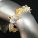 Bracelet in Clear Quartz & CITRINE Yellow QUARTZ Chips Crystal Healing Zen A+-1