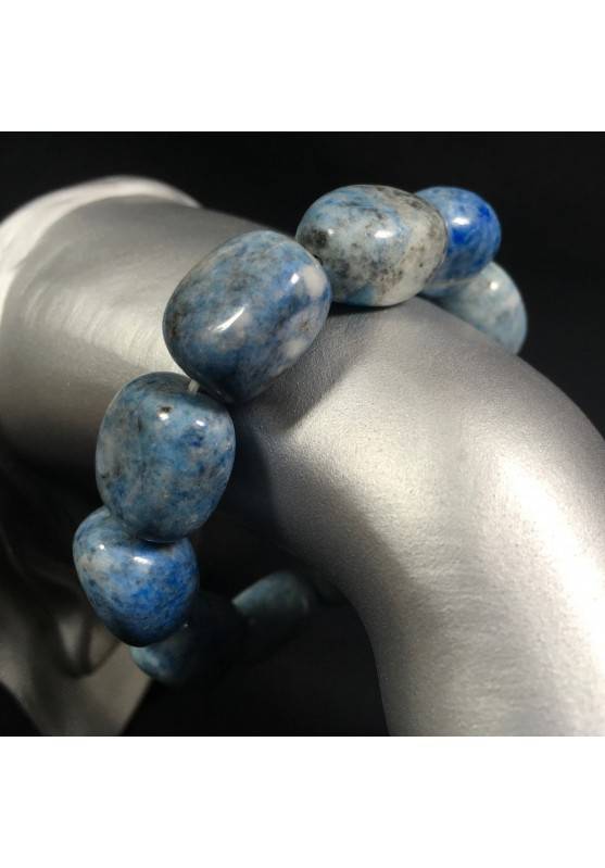Tumbled LAPIS LAZULI Precious Bracelet Crystal Healing Chakra Zen A+-1