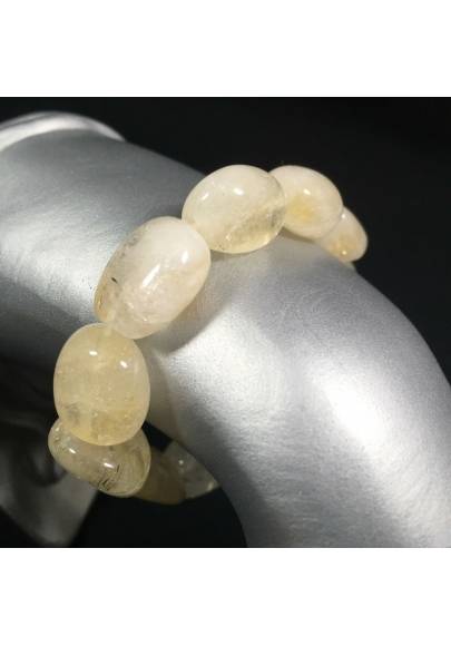 Tumble stone CITRINE QUARTZ Yellow Quartz Bracelet- VIRGO ARIES GEMINI Crystal-1