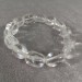 Bracelet in PURE Hyaline CLEAR Quartz - Rock Crystal Jewel Gemstone Healing-2