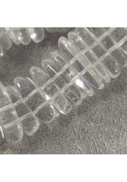 HYALINE Quartz Clear Rock Cristal Bracelet UNISEX Hyaline Bracelet Beads-2