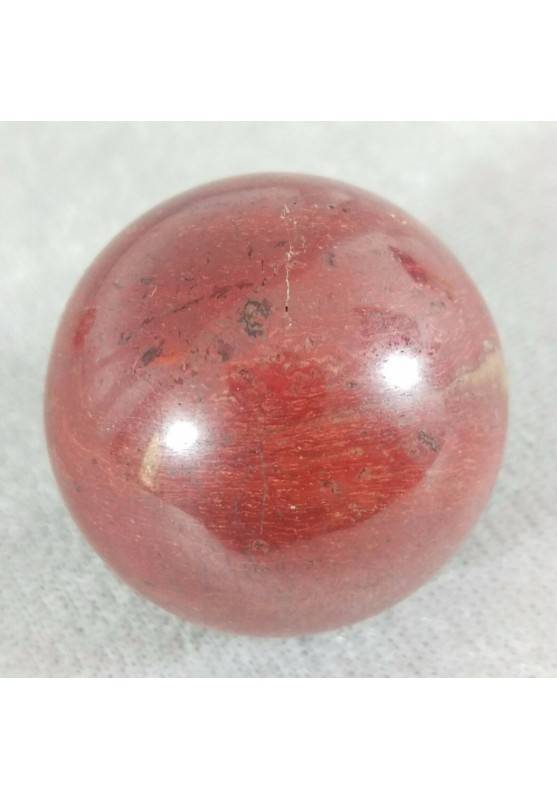 Esfera en Jaspe Rojo Cristaloterapia Masaje Minerales Cristales Colección-1