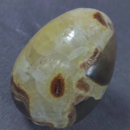 Uovo in Septaria Lavorata Cristalloterapia Cristalli Pasqua Ovale Minerali Reiki-6