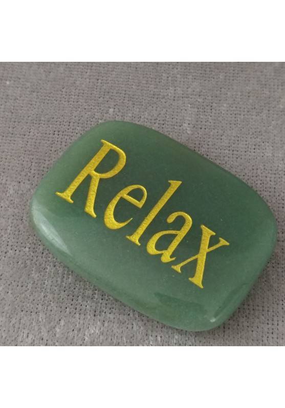Palmstone of Relax in Green Aventurine Chakra Plate Crystal Healing MINERALS-1