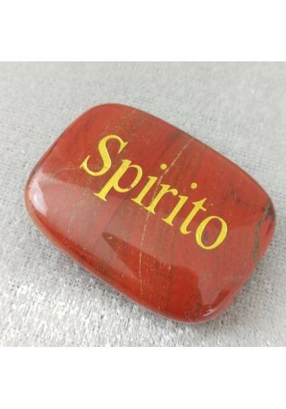 Palmstone of SPIRIT in Red Jasper Crystal Healing Plate Chakra Pietre-1