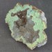 Geode in PLATINUM AQUA AURA + Box Hyaline Quartz Brillante Rock CRYSTAL-6
