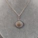 Pendant in Buddha Eye’s Clear AGATE Necklace Crystal Healing Chakra Reiki-1