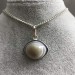 Pendant in Buddha Eye’s Clear AGATE Necklace Crystal Healing Chakra Reiki-2