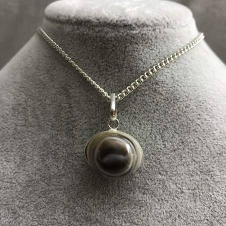 Pendant in Buddha Eye’s Clear AGATE Necklace Crystal Healing Chakra Reiki-8