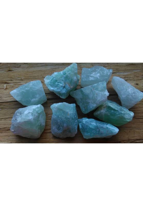 Fluorite Verde Grezzi Cristalloterapia Minerali Zen [ Green Fluorite Rough Raw ]-1