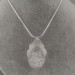Pendant in Hyaline Quartz Frog Necklace Rock CRYSTAL SILVER Plated Reiki Healing-2
