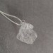 Pendant in Hyaline Quartz Frog Necklace Rock CRYSTAL SILVER Plated Reiki Healing-7