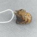 Pendant in TIGER'S EYE Frog Necklace Crystal Healing Zen Fengh Shui Toad Healing-5